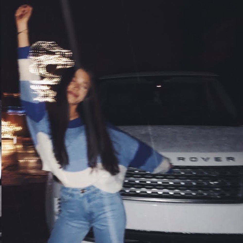 COPY - blue/white striped sweater